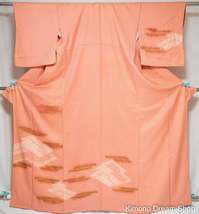 Soft Pink Silk Tsukesage - Retro Geometric Shapes - Traditional Women&#39;s ... - £23.59 GBP