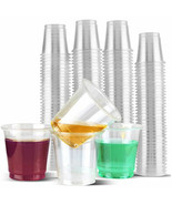 120 X Clear Shot Glasses Disposable Plastic 2Oz Party Cups Catering Bar ... - £18.86 GBP