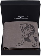 URBAN FOREST Leo Vintage Gris Cuero Genuino Cartera para Hombre | Envío ... - $31.66