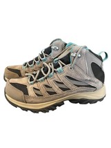 Columbia womens Crestwood Mid Waterproof Boot Hiking Dark Grey Size 6.5 US - $26.47
