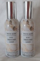 White Barn Bath &amp; Body Works Room Spray Lot Set of 2 SUN-DRENCHED LINEN - £23.22 GBP