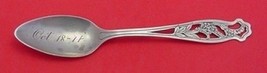 Floral by Wallace Sterling Silver Teaspoon #137 Dated 10-18-14 - £45.94 GBP