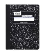 Mead Composition Notebook Comp Book Wide Ruled 100 Sheets 9-3/4&quot; 9910 Lo... - $275.75 MXN