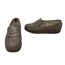 SAS Classic Womens Handsewn Mocha Leather Penny Loafers Size 6.5 M NO IN... - £27.16 GBP