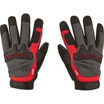 MILWAUKEE&#39;S Demolition Gloves,M,PR, Black/Red (48-22-8731) - £19.62 GBP