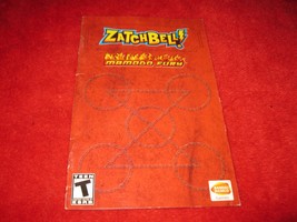 Zatchbell! Mamodo Fury : Playstation 2 PS2 Video Game Instruction Booklet - £1.57 GBP