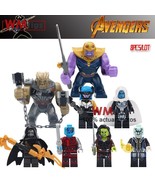 8pcs/set Avengers Infinity War Thanos Black Order Gamora Nebula Minifigu... - $19.99