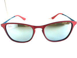 New Ray-Ban Kids RJ 48mm Red/Blue Mirrored Boys Girls Kids Sunglasses - $69.99