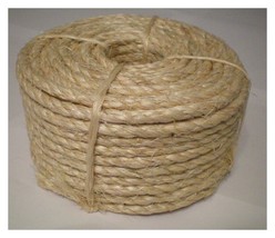 1/4&quot; X 100&#39; Natural Sisal Rope Cat Scratching Post Claw Control Toy Crafts Pet - £14.85 GBP