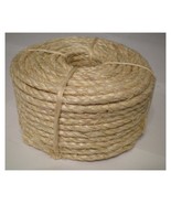 1/4&quot; X 100&#39; Natural Sisal Rope CAT SCRATCHING POST Claw Control Toy Craf... - £14.78 GBP