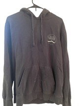 Vans Off The Wall Since 1966  Long Sleeve Hoodie Size M Grey Stain On Front Pock - £13.67 GBP