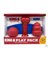 Kong Classic Dog Toys 3-Count Red Goodie Bone Ball Natural Rubber Non-Toxic - $82.78 CAD