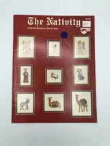 The Nativity by Macon Epps Counted Cross Stitch Patterns Sampler Vintage... - $15.85