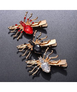 Crystal spider hair clips - $9.99