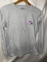 vineyard vines long sleeve t shirt class of 2019 Gray Small - £7.48 GBP