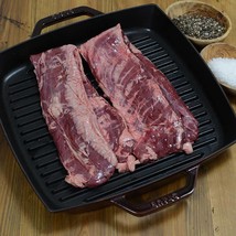 Angus Grass Fed Beef Outside Skirt Steaks - Peeled - 15 x 3 lbs - $1,232.28