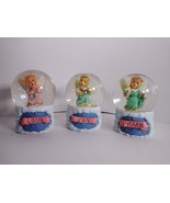 Love, Joy, &amp; Peace Angel Bear 2.5 In. Mini Snow Globe Christmas Décor Fi... - £7.66 GBP