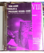 1998 ASME BOILER &amp; PRESSURE VESSEL CODE AN INTERNATIONAL CODE VIII-DIVIS... - $8,346.57 MXN