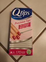 Q-tips Precision Tips Cotton Swabs - White (170 Count) - £20.73 GBP
