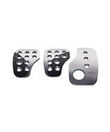 OMP ompoa/1040/A Sports Pedals in Aluminium, Silver, Set of 3  - $108.00