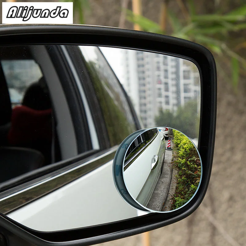 2pcs 360 degree feless small round mirror rear view blind spot gl mirror for Cru - £56.73 GBP
