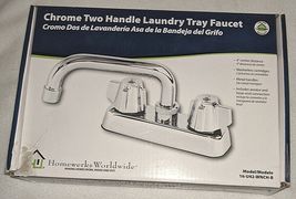 Homewerks Worldwide 16U42WNCHB Chrome Two Handle Laundry Tray Faucet image 6