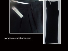 Women&#39;s Ellen Tracy Black Slacks Dress Pants Sz 6 - £15.00 GBP