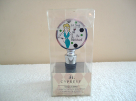 &quot; NIP &quot; Cypress &quot; Eat,Drink Be Fabulous &quot; Girls Rule ! Wine Stopper &quot; GREAT GIFT - £11.98 GBP