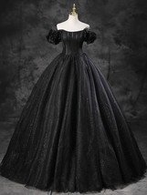 Tulle Off Shoulder Sequin Applique Quinceanera Special Occasion Gown - £579.31 GBP