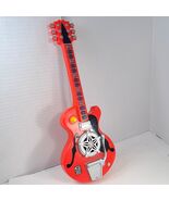 MEGA JAMMERS Rockabilly Red Guitar Cap Toys 1995 electronic sounds music... - $48.00