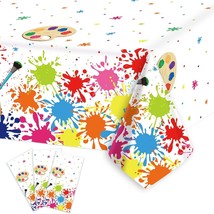 3 Pcs Art Party Decorations Art Paint Party Tablecloth Decoration Supplies Plast - £19.17 GBP