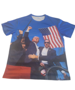 TRUMP - Grazed But Not Fazed 2024 Trump Unisex T-Shirt Size Large MAGA P... - $17.58 CAD