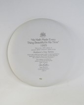 Precious Moments Collector Plate 1995 He Hath Made Every Thing Beautiful 129151 - £8.96 GBP