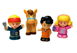 Lot Fisher Price Little People People Figures Travel Farm Animal Server Soccer - £7.75 GBP