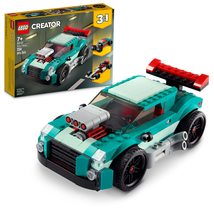 LEGO Creator 3in1 Street Racer Muscle to Hot Rod to Race Car Toys 31127, Model V - £24.53 GBP