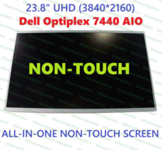 23.8&quot; 4K Lcd Screen Dell Optiplex 7440 7450 Non Touch MV238QUM-N20 Aio Uhd GDRG3 - £154.09 GBP