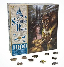 Beauty and the Beast Disney Parks Signature Belle &amp; Beast 1000 Pc Jigsaw Puzzle - £32.43 GBP