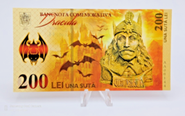 Polymer Banknote: Count Dracula, Vlad the Impaler, Transilvania ~ Fantasy - $9.40