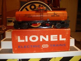 Lionel 6315-60 CHEMICAL TANK CAR UNRUN IN ORIGINAL BOX  #1 - $90.00