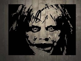 Exorcist Halloween Vinyl Wall Sticker Decal 27 in w x 20 in h - £23.97 GBP