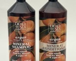 (2) DEAD SEA Collection  ARGAN Hydrates &amp; Softens Shampoo &amp; Conditioner - £30.96 GBP