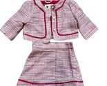 Darling Sophistication Janie and Jack 2T Blazer Skirt Pink Tweed Barbie ... - $91.20