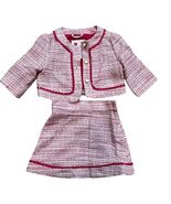 Darling Sophistication Janie and Jack 2T Blazer Skirt Pink Tweed Barbie ... - $1,645.02 MXN