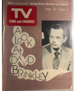 TV TIME AND CHANNEL Philadelphia-New York  August 28 1976 David Brinkley... - $20.81 CAD
