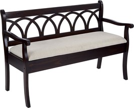 Coventry Solid Wood And Veneer Storage Bench By Osp Home, Antique Black - $258.97