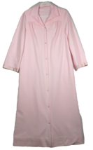 VTG Vanity Fair Fleece Plush Nightgown House Coat Robe Pink Size Sm. - £19.51 GBP