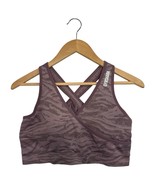 Gymshark Sports Bra Womens Extra Large Purple Tiger Stripes Workout Gym ... - £18.61 GBP