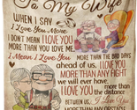 Gifts for Wife from Husband, To My Wife Blanket, Healing Thoughts Blanke... - $38.44