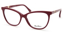 New Max Mara MM5018 066 Burgundy Eyeglasses Frame 53-15-140mm B42mm - £58.73 GBP