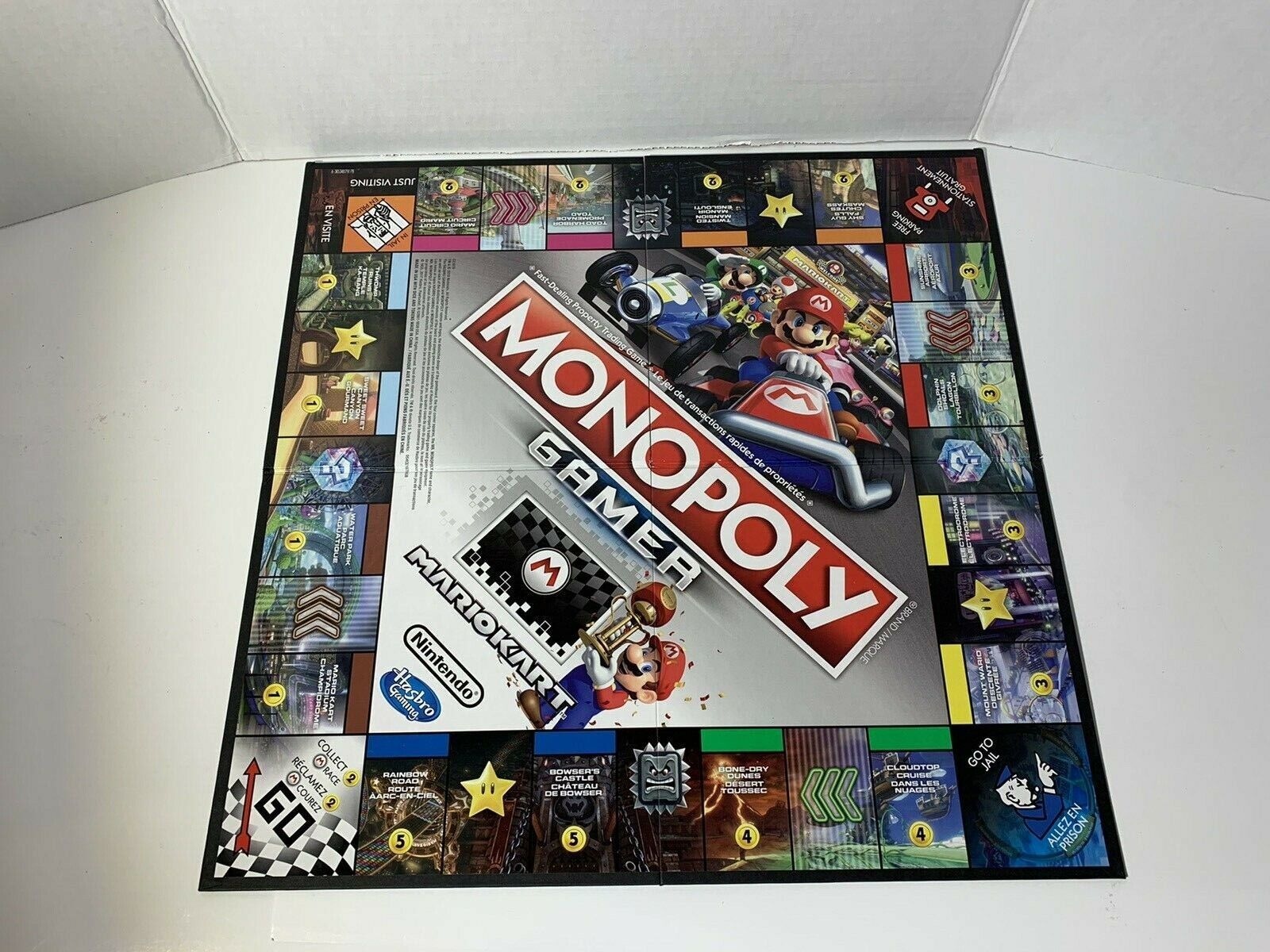 MarioKart Monopoly Gamer Replacement Game Board Only Nintendo Hasbro
